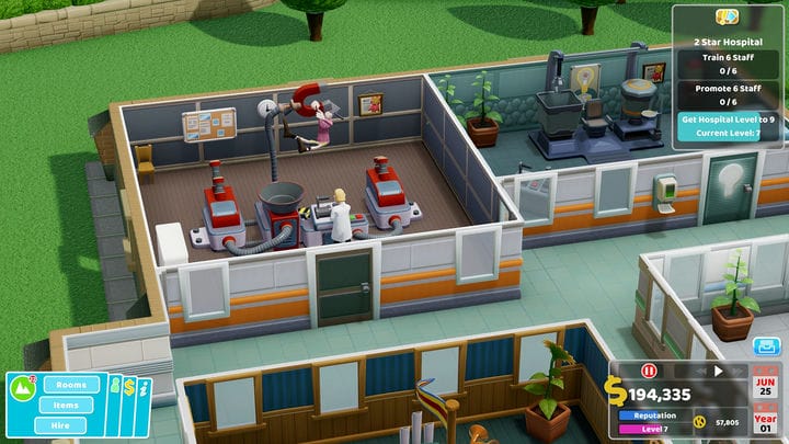 Concevez vos hôpitaux et soignez les maladies inhabituelles dans l'hôpital Two Point sur Xbox One