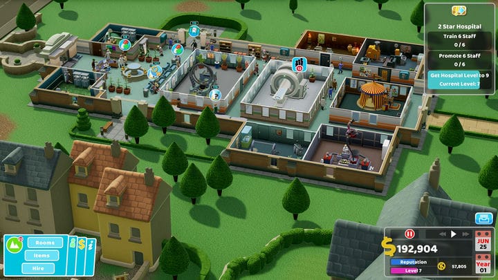 Concevez vos hôpitaux et soignez les maladies inhabituelles dans l'hôpital Two Point sur Xbox One