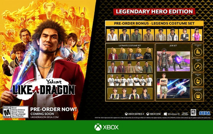 Lernen Sie die Helden von Yakuza kennen: Like a Dragon, ab heute auf Xbox One vorbestellbar