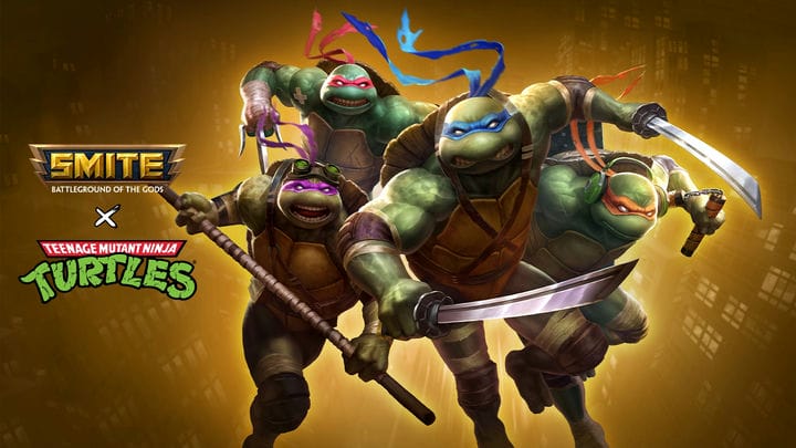 Cowabunga! As Tartarugas Ninja se juntam ao Campo de Batalha dos Deuses na última atualização de Smite.