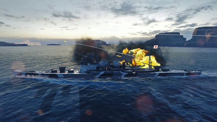 Azur Lane e gli incrociatori britannici in World of Warships: Legends su Xbox