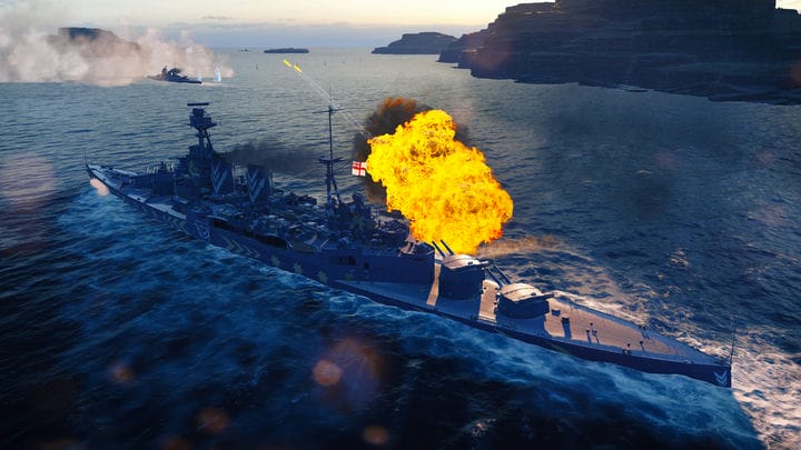 Azur Lane e gli incrociatori britannici in World of Warships: Legends su Xbox