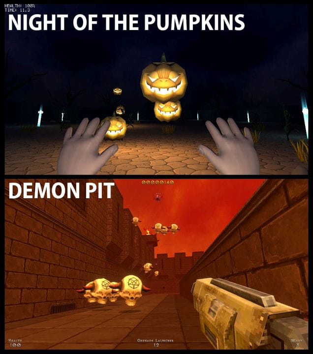 Demon Pit est un Savage Arena Shooter et un hommage aux jeux FPS classiques des années 90