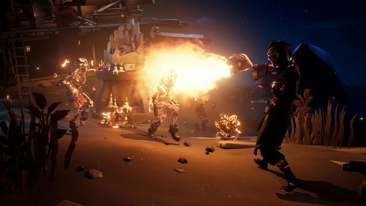 Ashen Lords Land on the Sea of Thieves im kostenlosen Ashen Winds Update im Juli