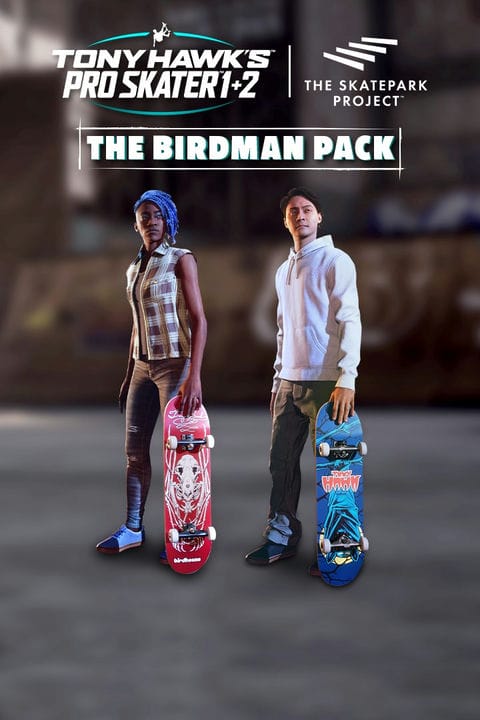 Coge el paquete Birdman en Tony Hawk's Pro Skater 1 y 2 para apoyar el proyecto Skatepark